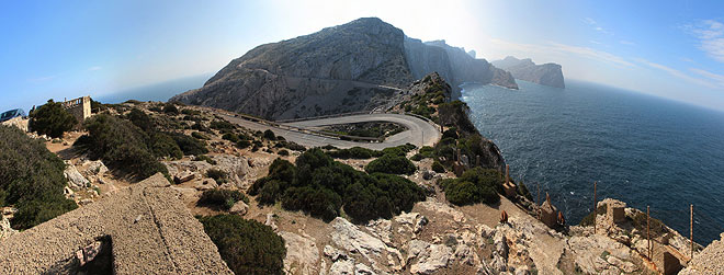 Anfahrt zum Cap Formentor