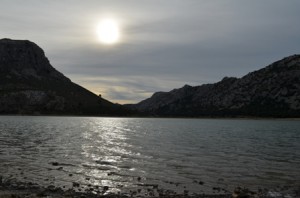 Der Stausee „Cúber“ im Januar 2013