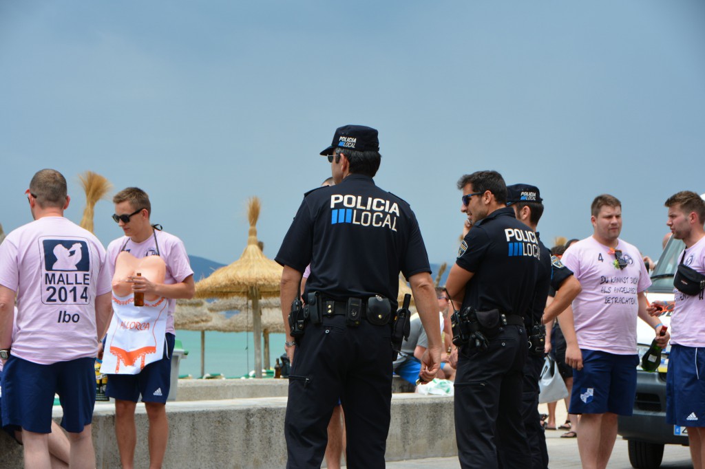 Polizei Playa de Palma Mallorca
