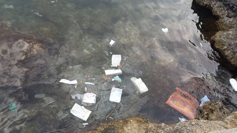Müll im Mittelmeer Mallorca