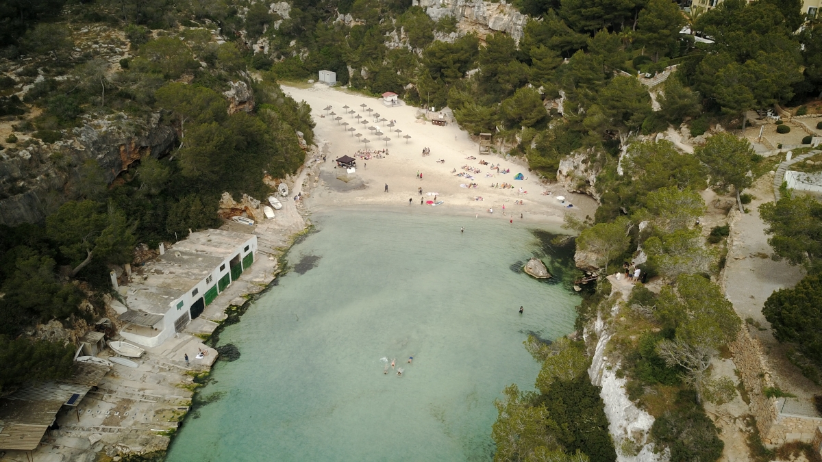 Cala Pi Beach Luftaufnahme