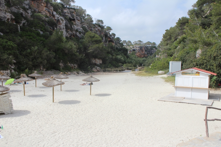 Cala Pi Strand in der Nebensaison