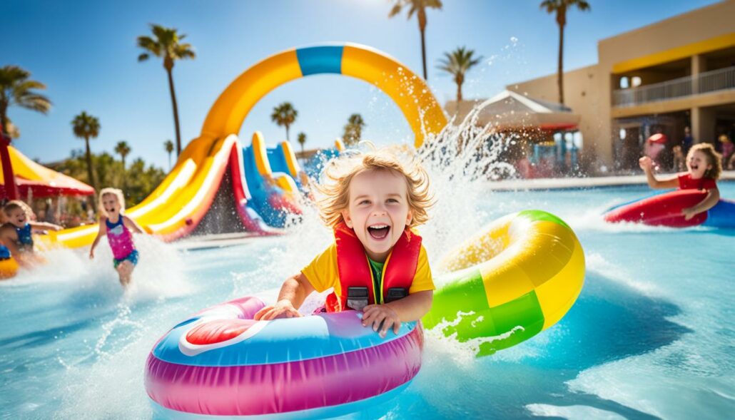 Kinderbereich im Aqualand El Arenal
